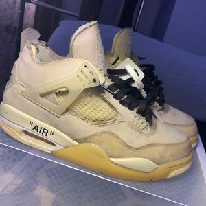 Off white Jordan 4 sail